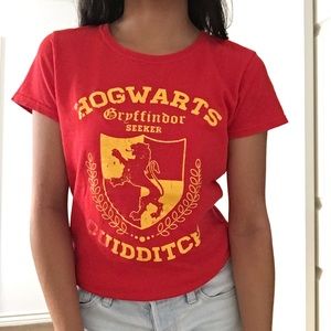 Harry Potter Gryffindor Quidditch Shirt